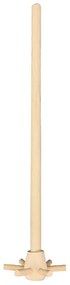 AMADEA Drevená metlička, masívne drevo, dĺžka 21 cm