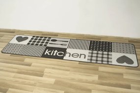 Koberec kuchynský Flex 19053/08 sivý