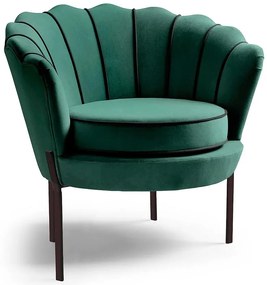 Kreslo Angelo zelená/čierna