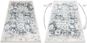 Koberec DISTIN 0822A Rozeta / vintage, granátový / modrý / biely