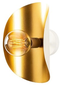 Nástenná lampa Sivani VI biela/zlatá