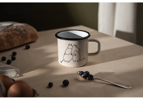Hrnček 80. výročie Moomin 0,37l, smalt / béžový