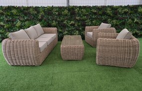 Záhradný ratanový nábytok MONACO - prírodná farba