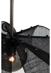 Markslöjd 108660 - Luster na lanku STYRKA 1xE27/40W/230V pr. 63 cm čierna