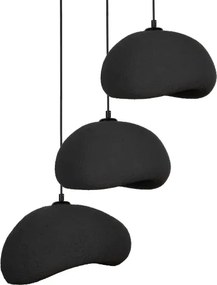BRILAGI - Závesný luster na lanku WABI SABI 3xE27/40W/230V priemer 60 cm čierna