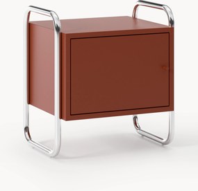 Kovový nočný stolík's ľavostranným alebo pravostranným otváraním Robyn