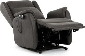 Polohovacie kreslo čierne, elektrické TV-L8902 BK3
