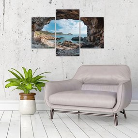 Obraz - Jaskyňa pri mori (90x60 cm)