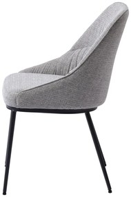 Sivé jedálenské stoličky v súprave 2 ks Meridian – Unique Furniture