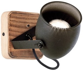 Brilliant - Nástenné bodové svietidlo CROWTON 1xGU10/6W/230V borovica