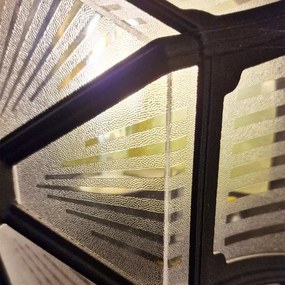 Elstead PR12-BLACK - Vonkajšie stropné svietidlo PARISH 1xE27/60W/230V IP44