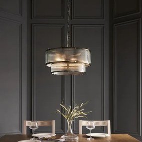 Endon 110944 - Závesný luster na reťazi RIDGETON 5xE14/6W/230V mosadz