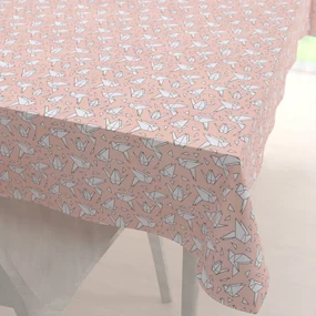 Biante Dekoračný obdĺžnikový obrus Leona LN-044 Origami vtáci na lososovom 100x160 cm