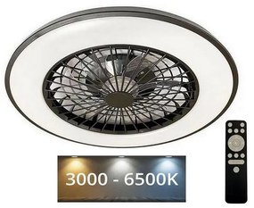 NEDES LED Stropné svietidlo s ventilátorom OPAL LED/48W/230V + diaľkové ovládanie ND3666