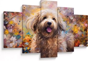 Obraz - Šťastný pes II. (150x105 cm)