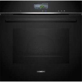Vstavaná rúra Siemens s prídavnou parou 60 x 60 cm čierna HR736G1B1