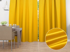 Biante Saténový záves LUX-L041 Kanárikovo žltý 140x190 cm