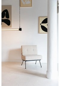 Krémové kreslo Bowie – Zuiver