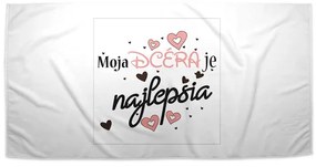 Sablio Uterák Moja dcéra je najlepšia - 30x50 cm