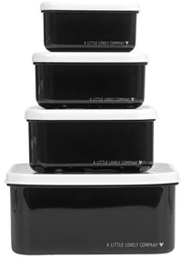 A Little Lovely Company - súprava štyroch desiatových škatuliek - vesmír