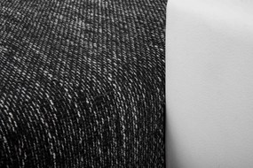 MEGA AKCE Rozkládací rohová sedací souprava HUBI + 2 Taburety Bílá