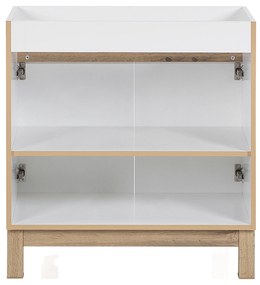 Kúpeľňová stojaci skrinka pod umývadlo BALI biela 80 cm