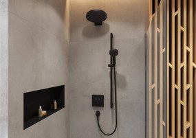 Hansgrohe Pulsify S, hlavová sprcha 260 1jet, matná čierna, HAN-24140670