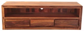 TV stolík Gani 160x50x45 z indického masívu palisander Super natural