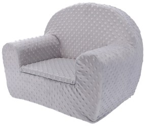 Detské kresielko MINKY - svetlo šedé