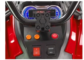Lean Cars  Elektrická Štvorkolka  - BDM0906 - červená - 2 x 45W - 12V7Ah - 2023