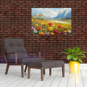 Obraz - Maľovaná krajina (90x60 cm)