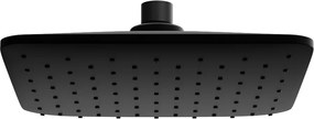 Mexen príslušenstvo, sprchová hlavica 20x20cm, D-62, čierna, 79762-70