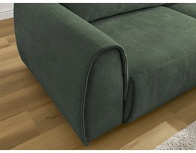 Tmavozelená rohová pohovka Aden – Bobochic Paris