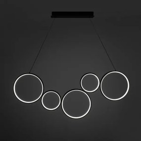 Brilagi - LED závesný luster ECHO na lankách LED/60W/230V 4000K 100 cm čierny