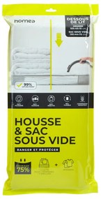 Vákuový plastový úložný box pod posteľ 105x45x15 cm – Homéa