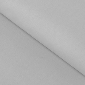 Goldea oválny obrus 100% bavlnené plátno - sivý 140 x 220 cm