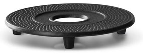 Čierna podložka pod kanvičku čaj Bredemeijer Jing, ⌀ 13,4 cm