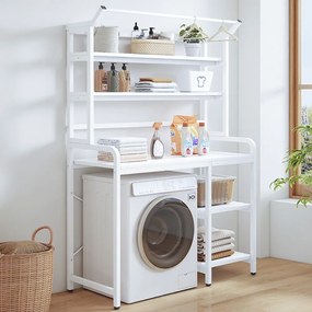 Regál nad práčku JABIR, biela