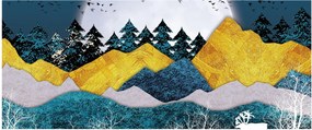 Obraz - Polárna krajina (120x50 cm)