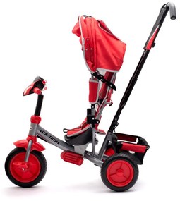 Detská trojkolka so svetlami Baby Mix Lux Trike červená