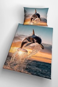 3d obliečky Orca 140x200 cm