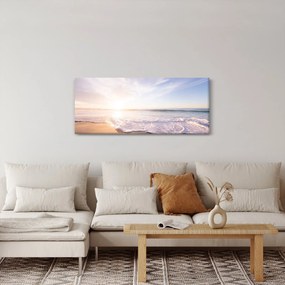 Obraz piesočnatej pláže (120x50 cm)