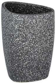 Sivý keramický pohárik na zubné kefky Wenko Pion