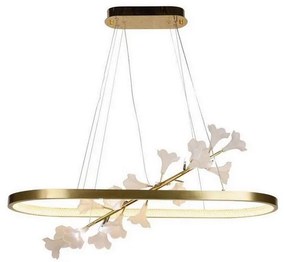 LED Stmievateľný luster na lanku LED/55W/230V 3000-6500K + diaľkové ovládanie