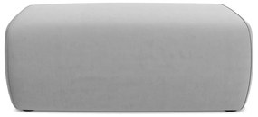 Svetlosivá zamatová podnožka Kapua – Makamii