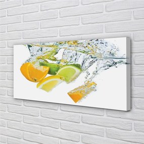 Obraz canvas voda citrus 120x60 cm