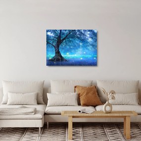Sklenený obraz - Mystický les (70x50 cm)