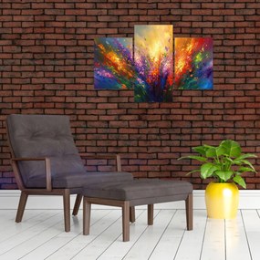 Obraz - Abstrakcia kvetov (90x60 cm)