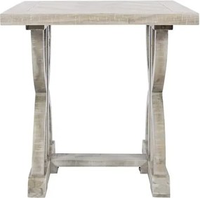 Odkladací stolík Avola 61 cm z masívu svetlohnedý