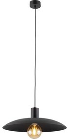 Luster na lanku ASTRA 1xE27/15W/230V pr. 41 cm čierna